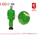 High quality 100% flame retardant fabric 97type Green Orange oil field fire fighting uniform